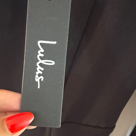 Lulu's Classic Black Long Sleeve Dress - Picture 2 of 3